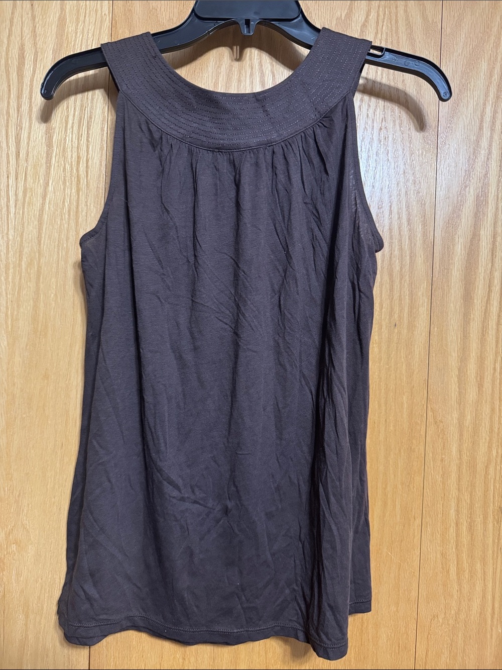 Express Brown Scoop Neck Tank Top - Picture 4 of 5